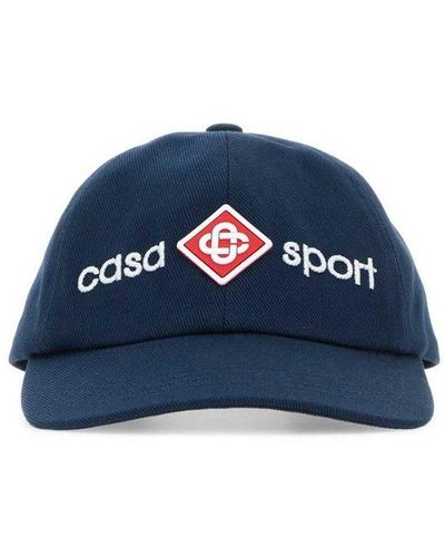 Casablancabrand Casa Sport Logo Patch Cap - Blue