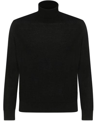 DSquared² Roll-neck Knitted Sweater - Black