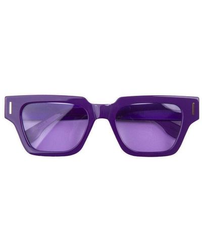 Retrosuperfuture Squared Frame Sunglasses - Purple