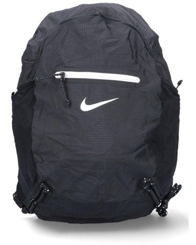 Nike Stash Logo-print Zipped Backpack - Black