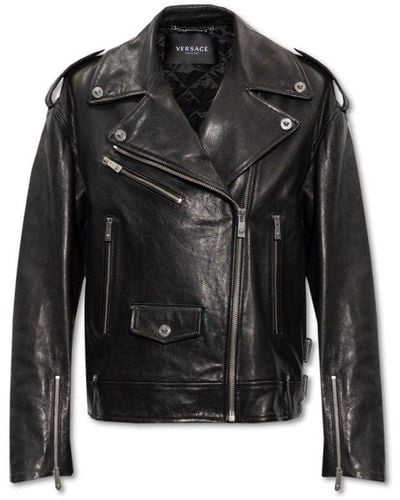 Versace Leather jackets for Women | Online Sale up to 70% off | Lyst