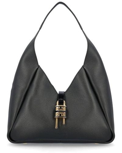 Givenchy G-hobo Medium Shoulder Bag - Black