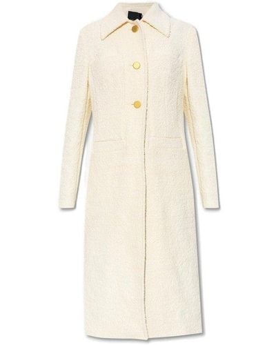 Proenza Schouler Boucle Tweed Coat - White