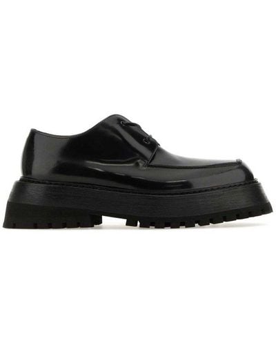Marsèll Quadrarmato Derby Shoes - Black