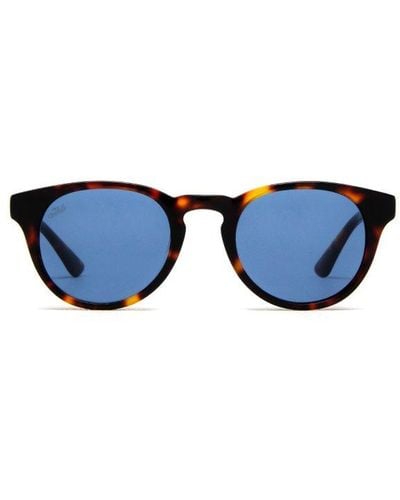AKILA Atelier Round Frame Sunglasses - Blue