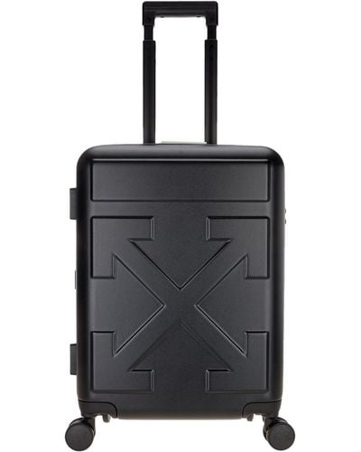 Off-White c/o Virgil Abloh Arrow Embossed Trolley Suitcase - Black