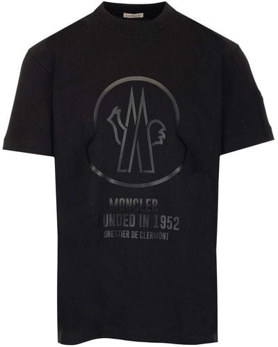 Moncler Logo-print T-shirt - Black