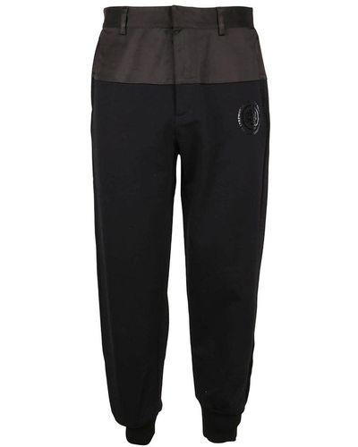 Opening Ceremony Logo Embroidered Panelled Track Trousers - Black