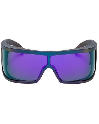 Retrosuperfuture Bones Oversize Frame Sunglasses - Purple