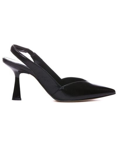 MICHAEL Michael Kors Chelsea Pointed Toe Slingback Court Shoes - Black