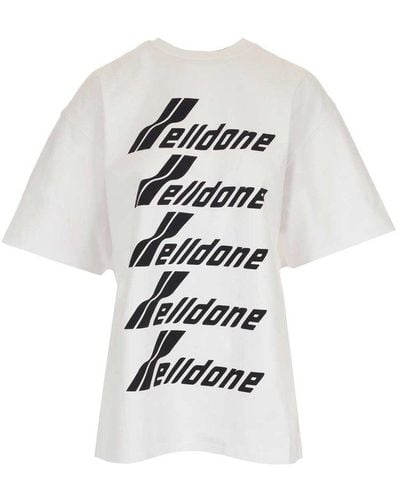 we11done Wdtp620074uwh Other Materials T-shirt - White