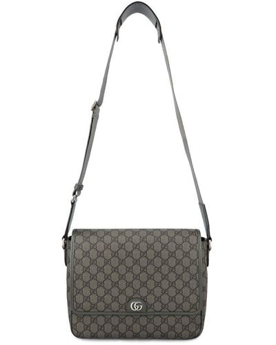 Gucci Monogram-pattern Coated Canvas Cross-body Bag - Multicolour