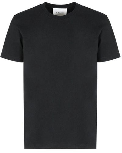 FRAME Crew-neck T-shirt - Black