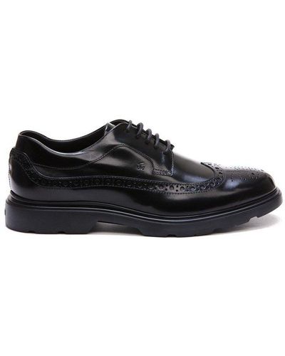 Hogan Lace-up Derby Shoes - Black
