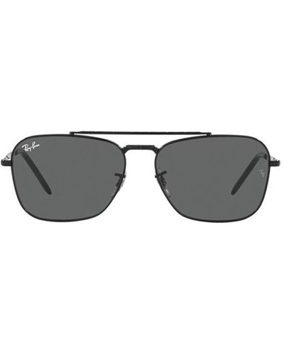 Ray-Ban Caravan Square Frame Sunglasses - Gray