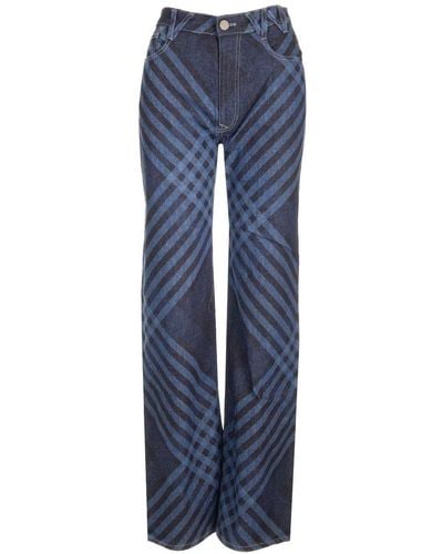 Vivienne Westwood Striped Denim Jeans - Blue