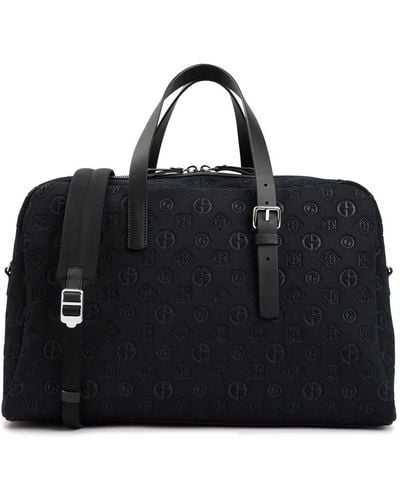 Giorgio Armani Large Weekender Bag Unica - Black