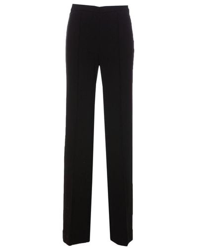 Twin Set High-waist Straight-leg Tailored Pants - Black
