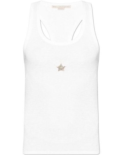 Stella McCartney Star-embellished Tank Top - White
