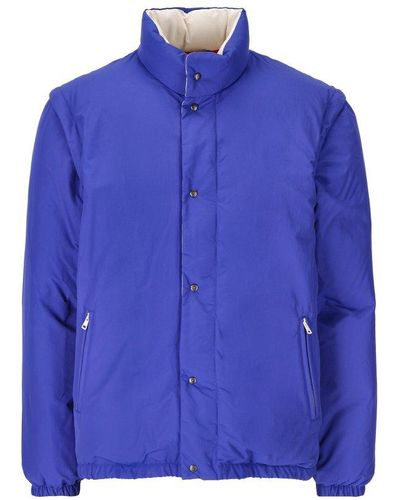Gucci Detachable Sleeved Puffer Jacket - Blue