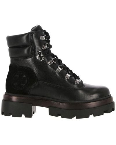 Tory Burch Miller Chunky-sole Hiker Boots - Black