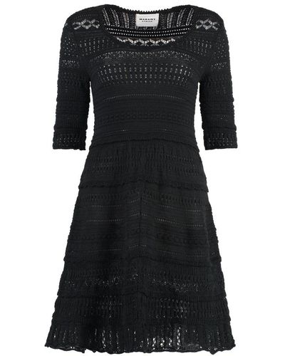 Isabel Marant Crewneck Mini Dress - Black