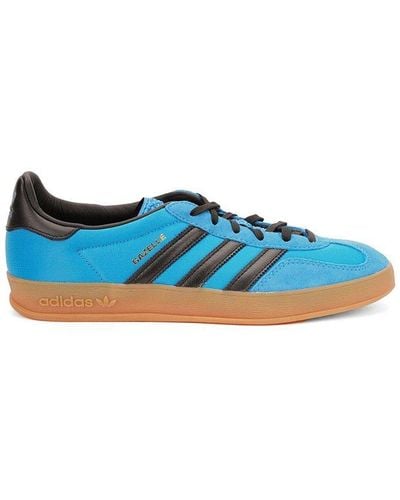 adidas Originals Gazelle Indoor Lace-up Sneakers - Blue