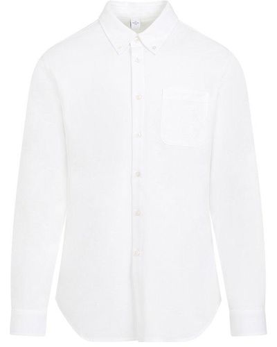 Berluti Collared Long-sleeve Shirt - White