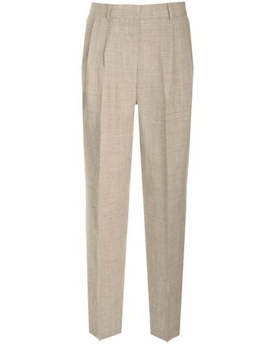Totême Double-pleated Tailored Trousers - Natural