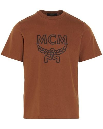 MCM ' Collection' T-shirt - Brown