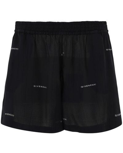 Givenchy Jacquard Shorts - Black