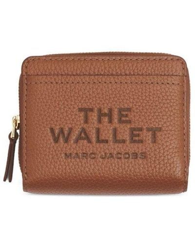 Marc Jacobs The Mini Compact Wallet Accessories - Brown