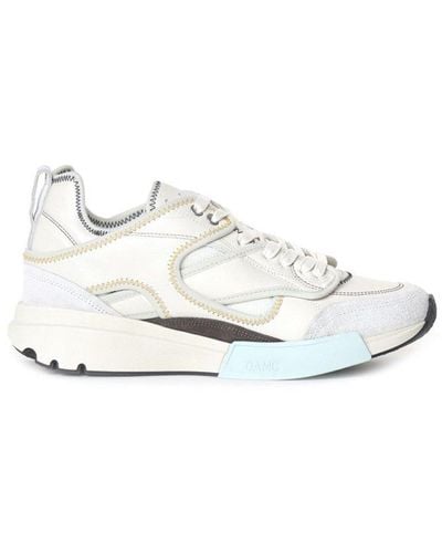 OAMC Panelled Almond Toe Trainers - White