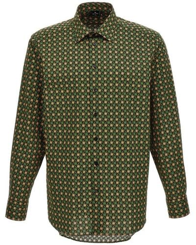 Etro Patterned Shirt Shirt, Blouse - Green