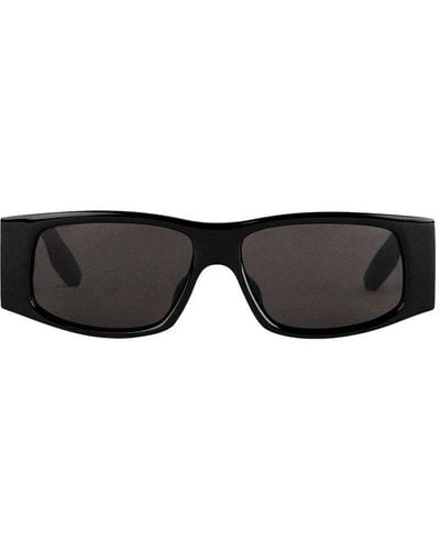 Balenciaga Led Rectangle-frame Shape Sunglasses - Black