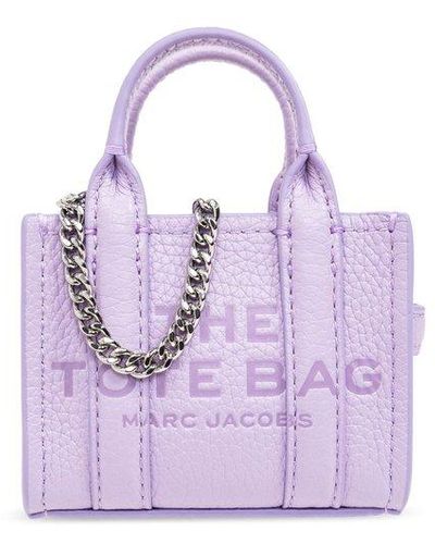 Marc Jacobs The Nano Chained Tote Bag - Purple