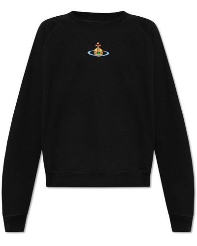 Vivienne Westwood Sweatshirt With Logo, - Black