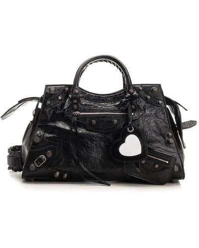 Balenciaga Neo Cagole City Handbag - Black