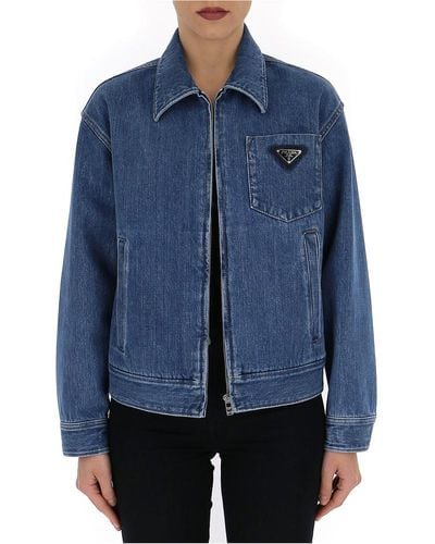 Women's Prada Jean and denim jackets | Lyst
