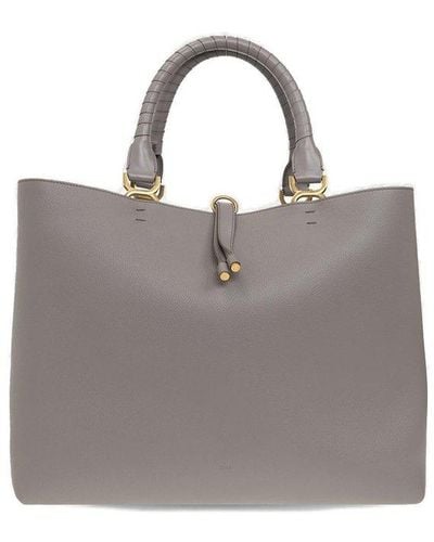 Chloé 'marcie' Shopper Bag - Gray