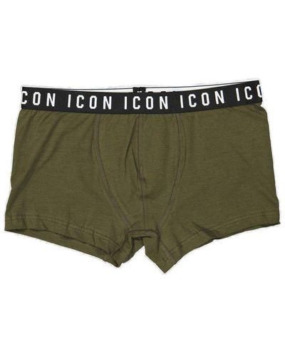 DSquared² Logo Band Boxers - Green