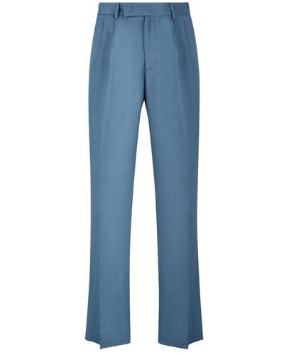 Amiri Pleated Tailored Pants - Blue