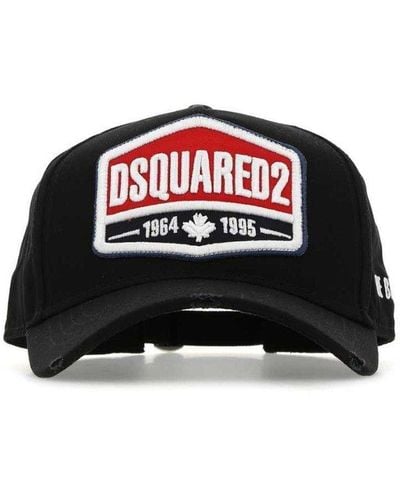 DSquared² Logo Patch Baseball Cap - Red