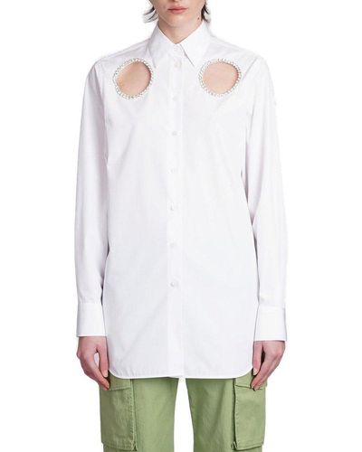 Stella McCartney Cut-out Detailed Shirt - White