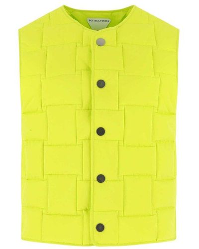 Bottega Veneta Jackets And Vests - Yellow