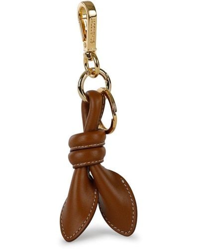Jacquemus Twisted Key Ring - Brown