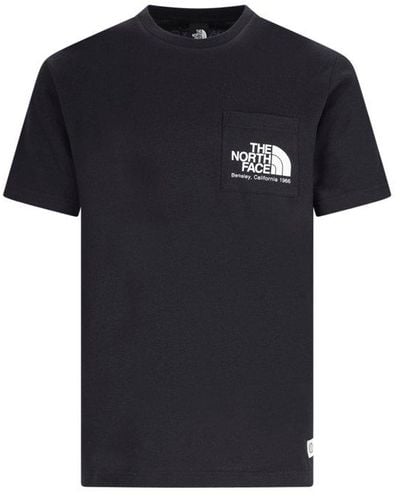 The North Face Crewneck Short-sleeved T-shirt - Black