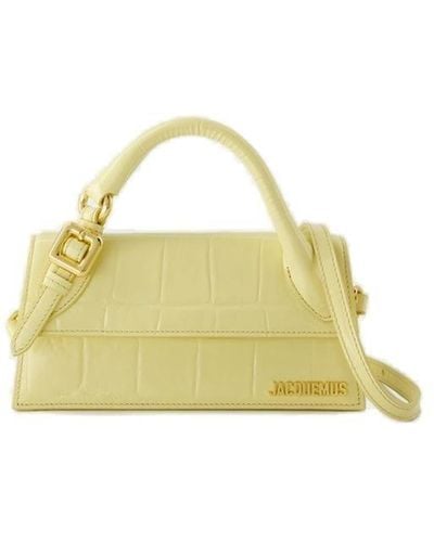 Jacquemus Long Signature Buckled Handbag - Yellow