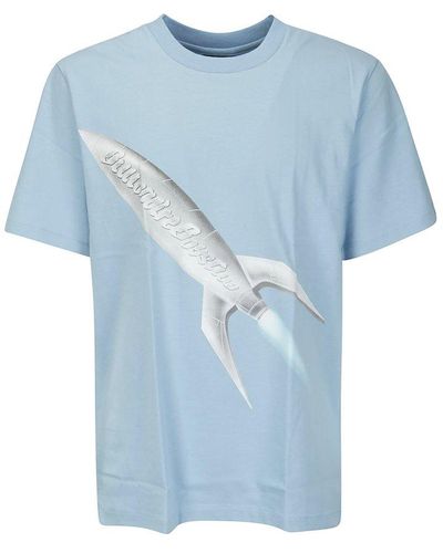 BBCICECREAM Rocket Logo Printed T-shirt - Blue