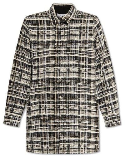 IRO 'tanais' Oversize Tweed Shirt, - Multicolour